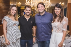 Andresa Pontes, Chiquinho Pontes, Daniel Simões e Flávia Simões