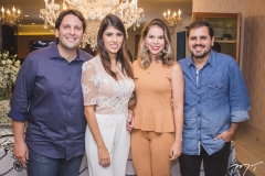 Daniel Simões, Flávia Simões, Marina Borges e Thiago Borges