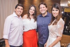 Geraldo Laprovitera, Lara Laprovitera, Daniel Simões e Flávia Simões