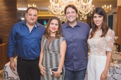 Patriolino Dias, Renata Dias, Daniel Simões e Flávia Simões