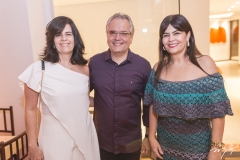 Inês Sobreira, Ricardo Braga e Denise Pinheiro