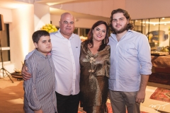 Lorenzo, Luciano, Denise e Leopoldo Cavalcante