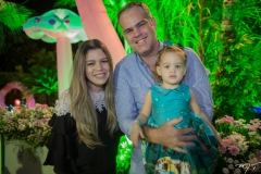 Carol, Célio e Luna Gurgel