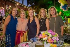Fátima Albuquerque, Tereza Gurgel, Vera Bizarria, Cláudia Cavalcante e Ana Pinto
