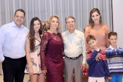André Nunes, Elisa Nogueira, Francisca Nogueira, Plínio Mello, Sarah, Álvaro e Bernardo Nunes