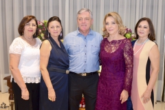 Germana Feitosa, Elda Alencar, Olivar Nogueira, Francisca Nogueira e Ana Elisa Oliveira