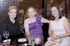 Lecticia Pequeno, Angela Laprovitera e Cândida Figueiredo