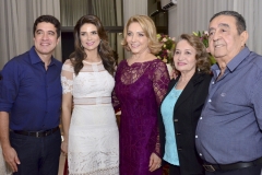Paulo e Rachel Teixeira, Francisca Nogueira, Zilda e Vicente Teixeira