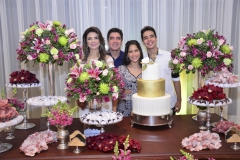 Rachel, Beatriz, Paulo e Davi Teixeira