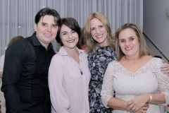 Salomão Nogueira, Fátima Claudino, Hyrana Frota e Sandra Claudino