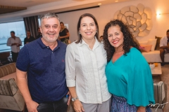 Fredy Portela, Denise Bezerra e Ana Campos
