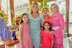 Giulia, Gisela e Consuelo Dias Branco, Graça da Escóssia e Giovanna Dias Branco