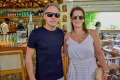 Milton Mendes e Andrea Vieira