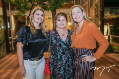 Danielle Pinheiro, Tania Albuquerque e Andrea Delfino