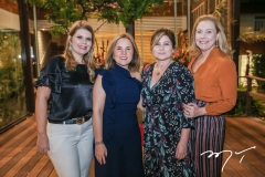 Danielle Pinheiro, Gyna Jucá, Tania Albuquerque e Andrea Delfino