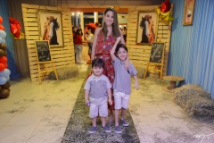 Bernardo, Ticiana e André Parente Filho
