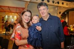 Beth, Valentina e João de Sá