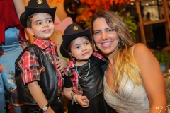 Humberto, Maria e Ana Carolina Fontenele