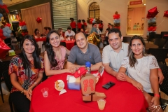 Luane Miranda, Cristina Vieira, Rodrigo Oliveira, Júnior Pinto e Daniele Costa