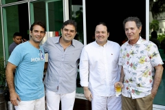 Abelardo Rocha, Edson Queiroz Neto, Otávio Queiroz e Cláudio Rocha