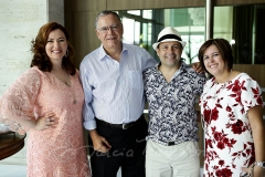 Aline Queiroz , Carlos Andriane, Igor Queiroz e Adriana Bezerra