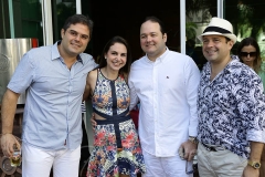 Edson Queiroz Neto, Adriana, Otávio e Igor Queiroz