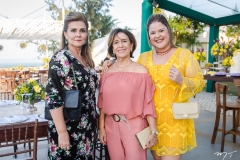 Ticiana Albuquerque, Aurania Oliveira e Paola Barreira