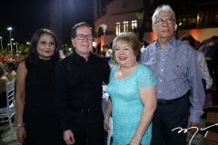 Aldira e João Borges, com Mana e Manoel Holanda