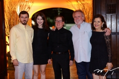 Bernardo, Carolina Andrade, João Borges, Barbosa e Tati Andrade