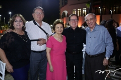 Cristina e Arnon Santos, com Marlene Braga, João Borges e Aristides Braga