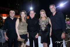 Daniele e José Barbosa, com João Borges, Excelsa e Arthur Costa Lima