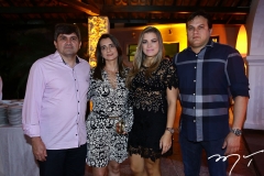 José Aurélio, Isabela Albuquerque, Kamila Monteiro e Adriano Barbosa