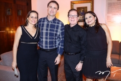 Mariana e Alexandre Landim, com João e Aldira Borges