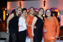 Regina, Lurdes Mindelo, Lili Dantas, Márcia Castro e Mazé Coelho