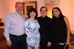 Robério e Christiane Leite, com João e Aldira Borges