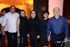 Teco Rocha, Aline Teles, João Borges, Sâmia e Amarílio Cavalcante