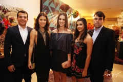 Breno Corrêa, Gabriela Fiuza, Beatriz Corrêa, Gabriela Bittencourt e Miguel Oliveira