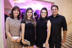 Suzi Feitosa, Paula Feitosa, Patrícia Araripe e Felipe Araripe