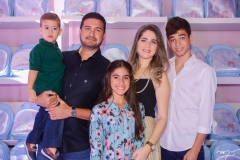 Fernando, Arcelino, Clara, Bruna e Pedro Calado