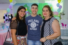 Tereza, Zeca e Patrícia Maciel
