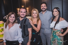 Raquel Mendonça, Willfridy Mendonça, Letícia Studart, Vladimir Ponte e Ana Milfont