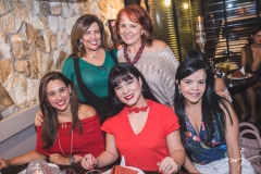 Renata Mota, Montiele Arruda, Ticiana Timbó, Fátima Duarte e Katianne Wirna