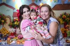 Aline e Liz Borges e Andréa Delfino