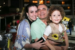 Bruna, Raimundo e Arthur Delfino