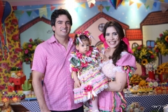 Daniel, Liz e Aline Borges