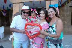 Eliseu Batista, Liz e Aline Borges e Rose Batista