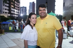Eveline Mota e Danilo Vieira
