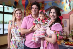 Fernando, Daniel, Liz e Aline Borges