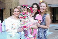 Ila Bezerra, Liz e Aline Borges e Andréa Delfino