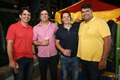 Maurício Targino, Daniel Borges, Diego Ferreira Gomes e Danilo Vieira